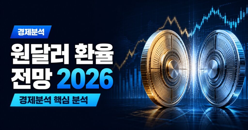 원달러 환율 전망 2026 | 고환율 원인과 수혜 업종·피해 업종 총정리 - 경제분석 주식 분석 대표 이미지