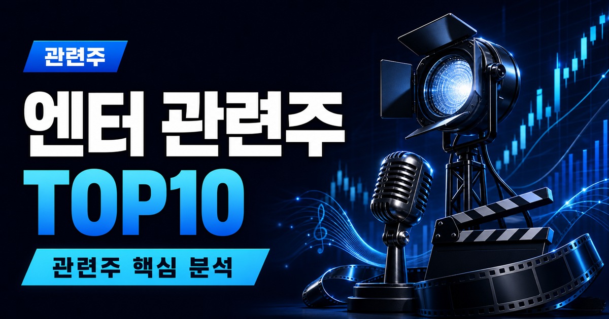 엔터 관련주 TOP10 | K팝 대장주, 하반기 컴백 수혜주 - 관련주 주식 분석 대표 이미지