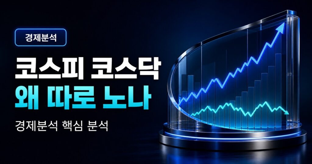코스피 코스닥 왜 따로 노나 | 2026년 하반기 증시 전망 총정리 - 경제분석 주식 분석 대표 이미지