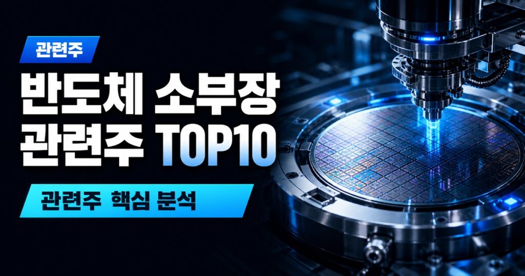 반도체 소부장 관련주 TOP10 | HBM 대장주, 팹 증설 수혜주 - 관련주 주식 분석 대표 이미지