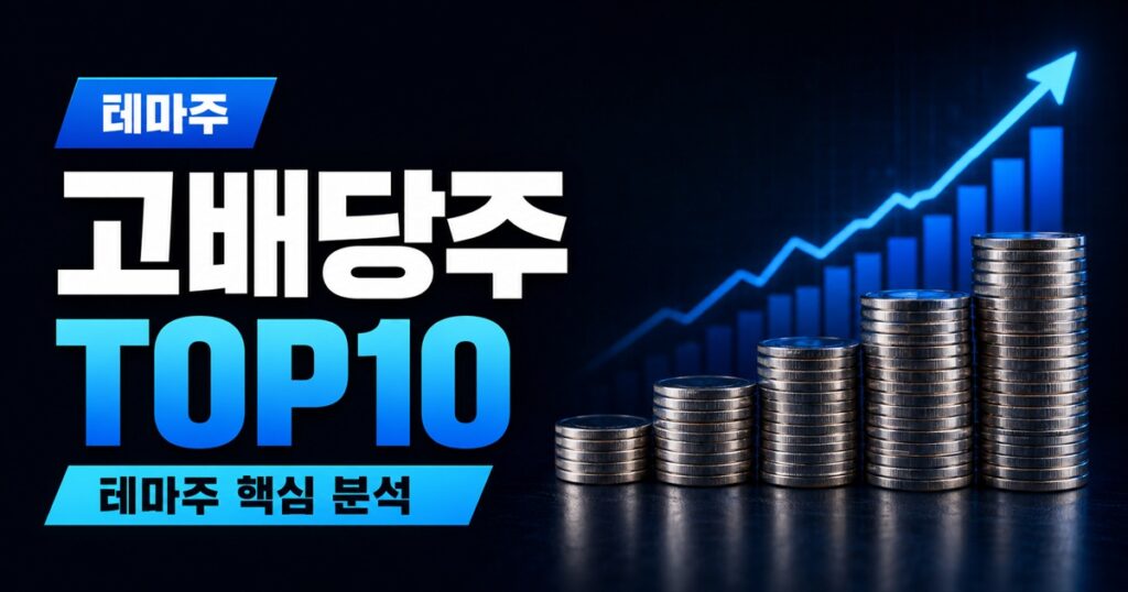 고배당주 TOP10 | 배당 대장주, 분리과세 수혜주 총정리 - 테마주 주식 분석 대표 이미지