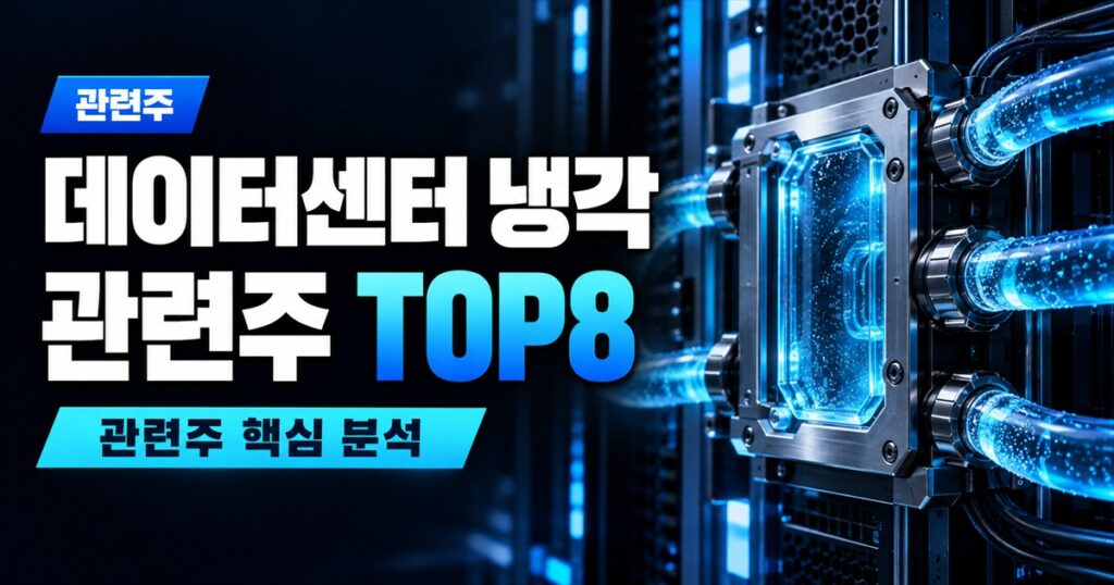 데이터센터 냉각 관련주 TOP8 | 액침냉각보다 CDU, 엔비디아 인증은 누가 받았나 - 관련주 주식 분석 대표 이미지