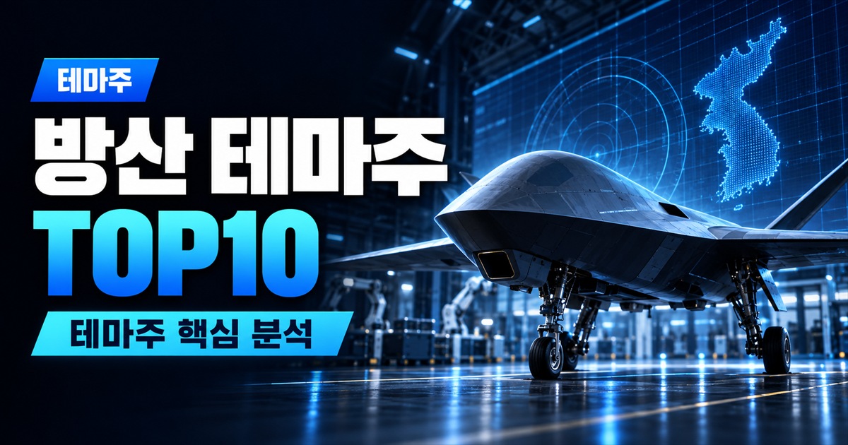 방산 테마주 TOP10 | 방산 대장주, K-방산 빅4 사상 최대 실적 - 테마주 주식 분석 대표 이미지
