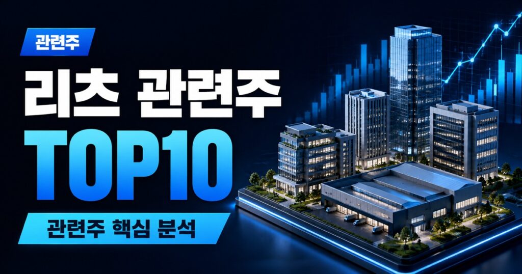 리츠 관련주 TOP10 | 리츠 대장주, 금리 3% 시대 배당주 옥석 가리기 - 관련주 주식 분석 대표 이미지