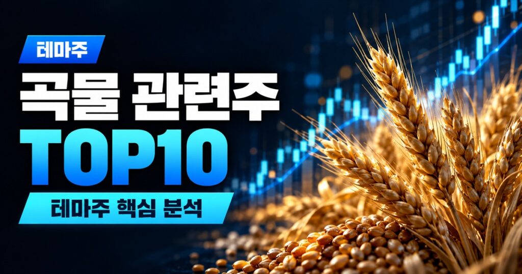 곡물 관련주 TOP10 | 애그플레이션 수혜주와 피해주 구분법 - 테마주 주식 분석 대표 이미지
