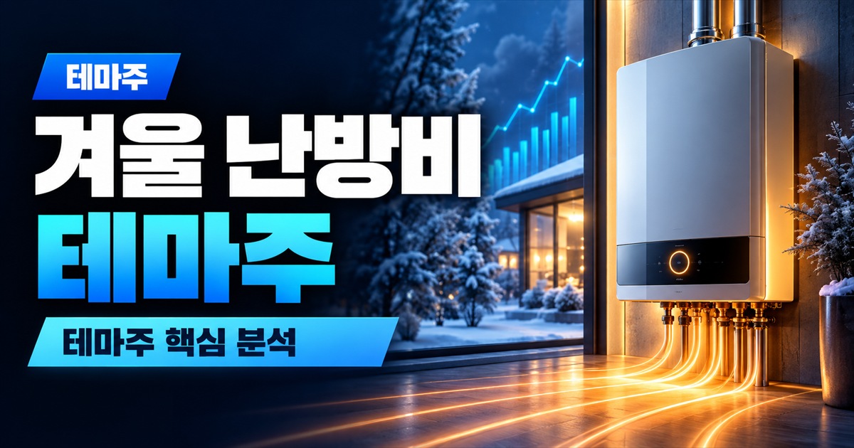 겨울 난방비 테마주 | LNG는 150% 뛰었는데, 그 값은 누가 치르고 있나 - 테마주 주식 분석 대표 이미지
