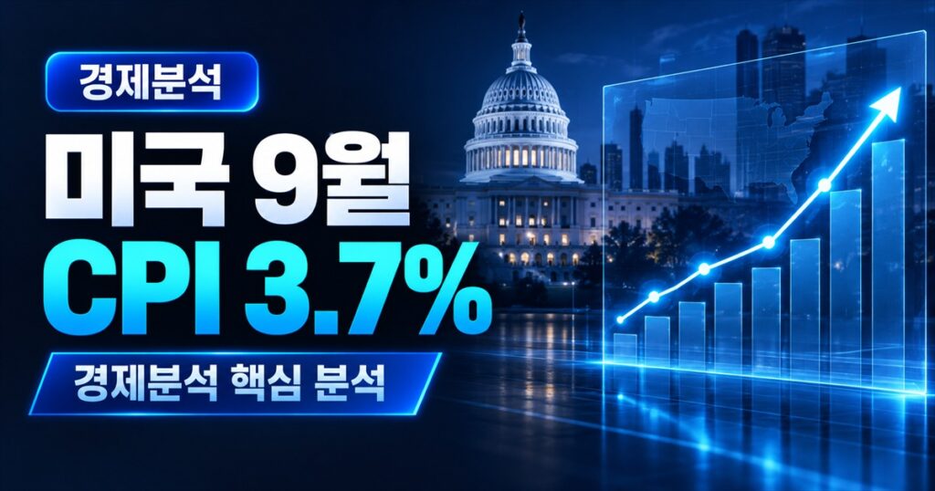 미국 9월 CPI 3.7% | 근원 0.1%p 서프라이즈가 금리 인상 확률을 30%p 끌어올린 이유 - 경제분석 주식 분석 대표 이미지