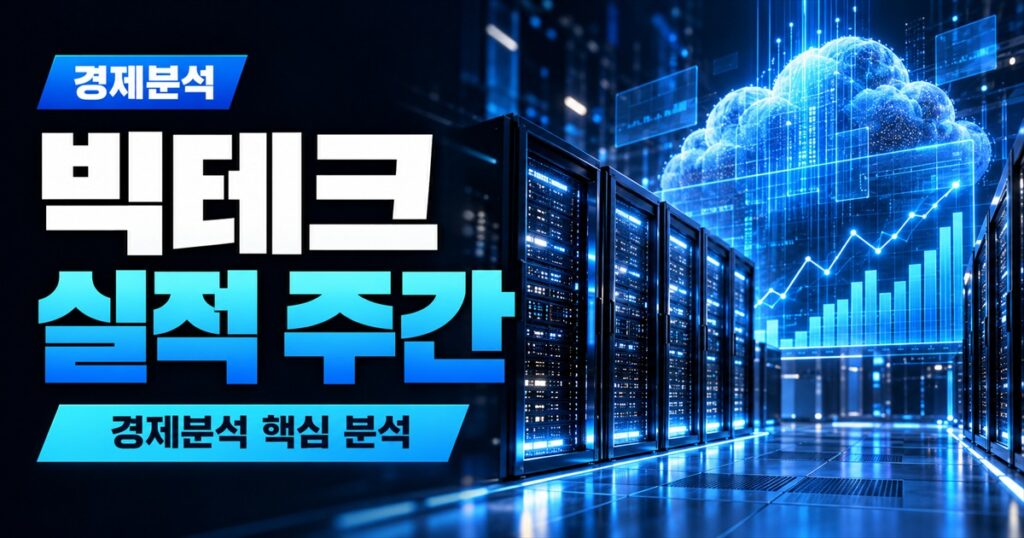 빅테크 실적 주간 | 4곳 AI 투자 7,300억 달러, 메타는 매출의 54%를 쏟고 현금흐름이 적자로 - 경제분석 주식 분석 대표 이미지