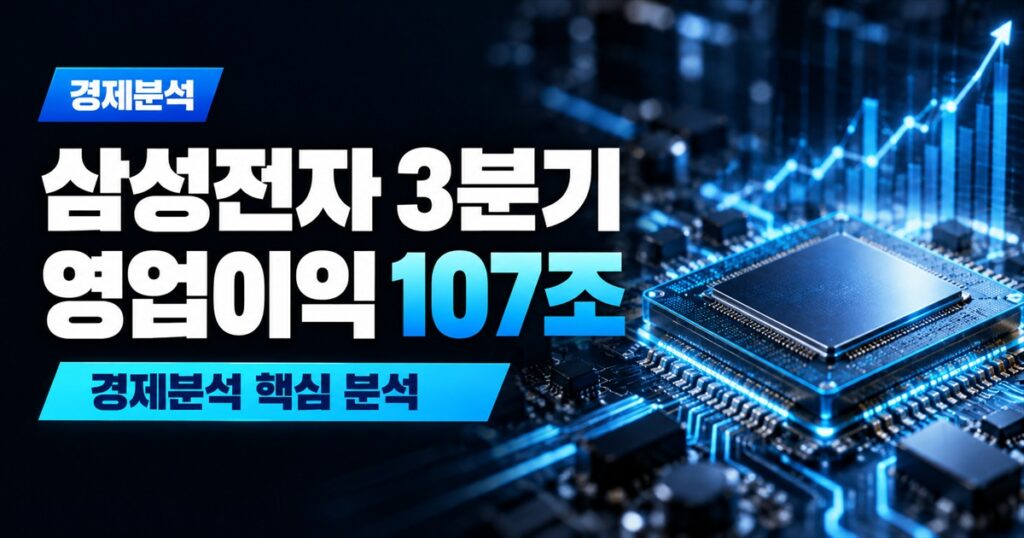 삼성전자 3분기 영업이익 107조 | 서프라이즈인지 미스인지는 어느 숫자와 비교하느냐에 달렸다 - 경제분석 주식 분석 대표 이미지